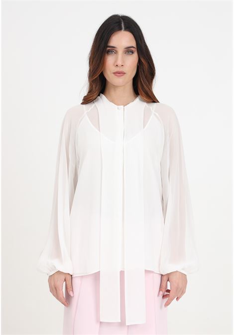 White women's shirt with laces MAX MARA | 2416261031600001